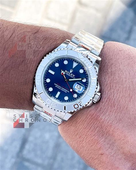 rolex yacht master light blue|rolex yachtmaster blue dial 40mm.